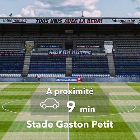 Le Studio Design ⸱ Stationnement Gratuit ⸱ Fibre Déols Dış mekan fotoğraf