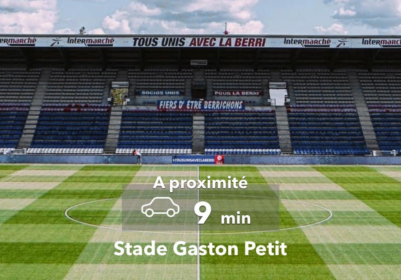 Le Studio Design ⸱ Stationnement Gratuit ⸱ Fibre Déols Dış mekan fotoğraf